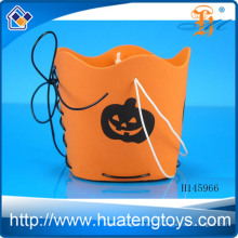 Venta al por mayor de barril de caramelo de Halloween, calabaza DIY barril para la decoración de Halloween para regalo de promoción H145966